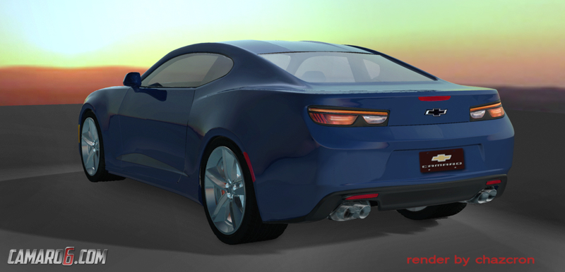 Illustration for article titled 2016 Chevrolet Camaro Renderings